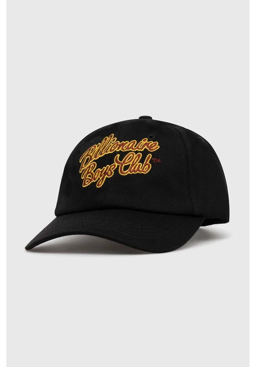obrazek 1 Billionaire Boys Club czapka z daszkiem bawełniana Script Logo Embroidered kolor czarny z aplikacją B24144