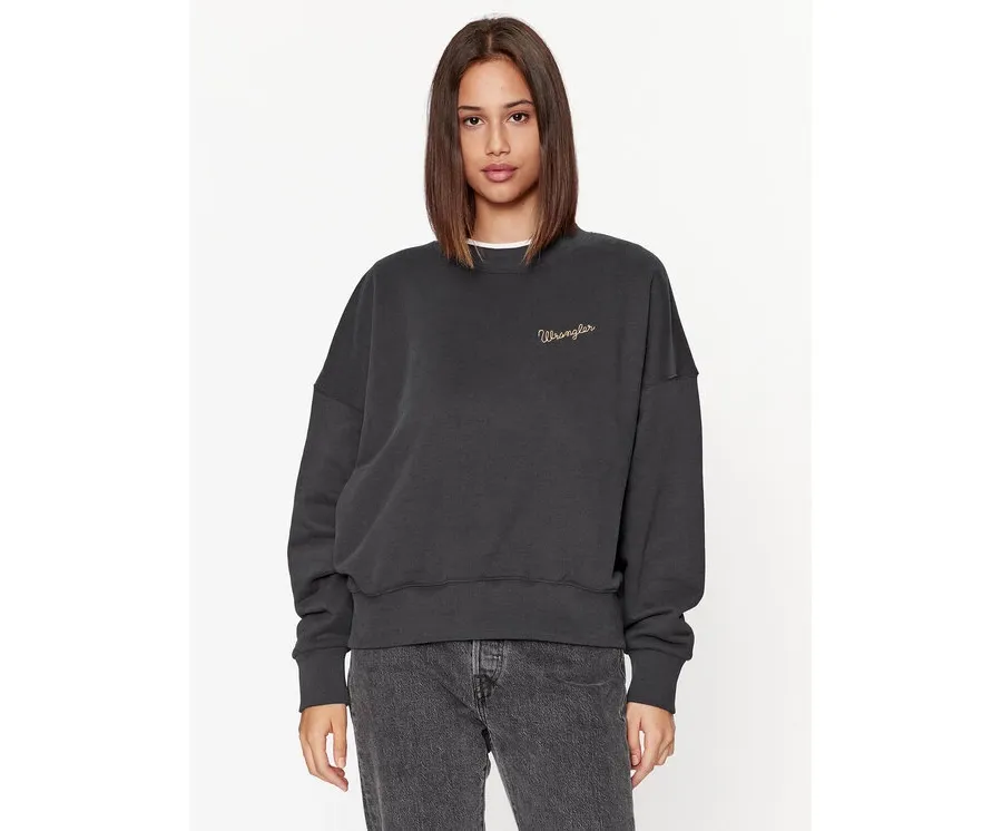 obrazek 1 Wrangler Bluza 112343708 Czarny Relaxed Fit