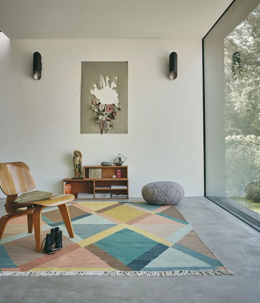 picture 3 Exclusive Kilim Geometric Rug - KASHBA JEWEL 48307