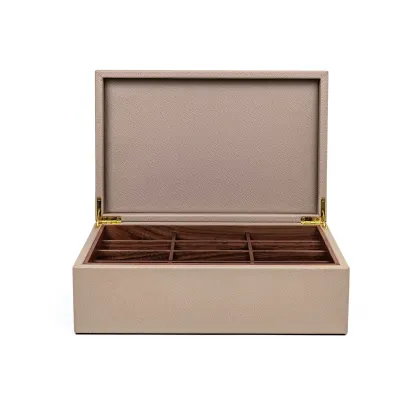 Zdjęcie Oryginalny skórzany organizer na herbaty