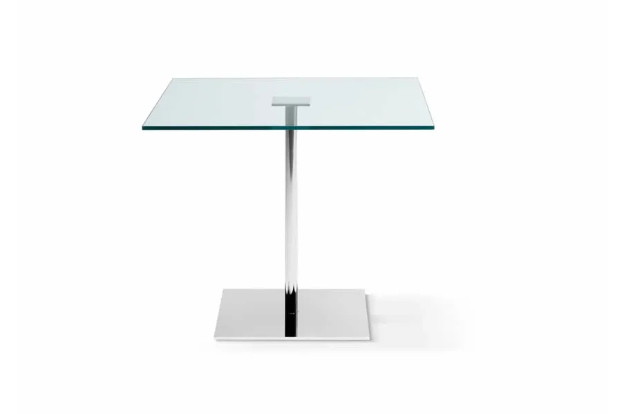 obrazek 2 Stylowy kwadratowy stół ze szkła hartowanego - Tonelli Design