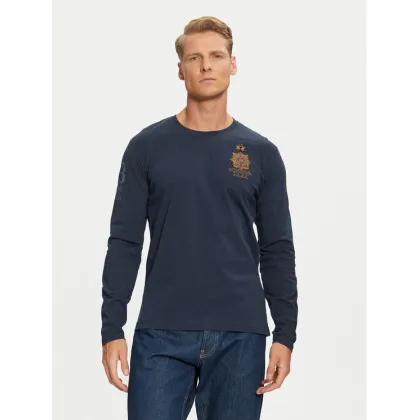Zdjęcie La Martina T-Shirt ZMRG30 JS342 Granatowy Regular Fit