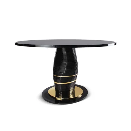 Picture Minimalist round dining table - Malabar