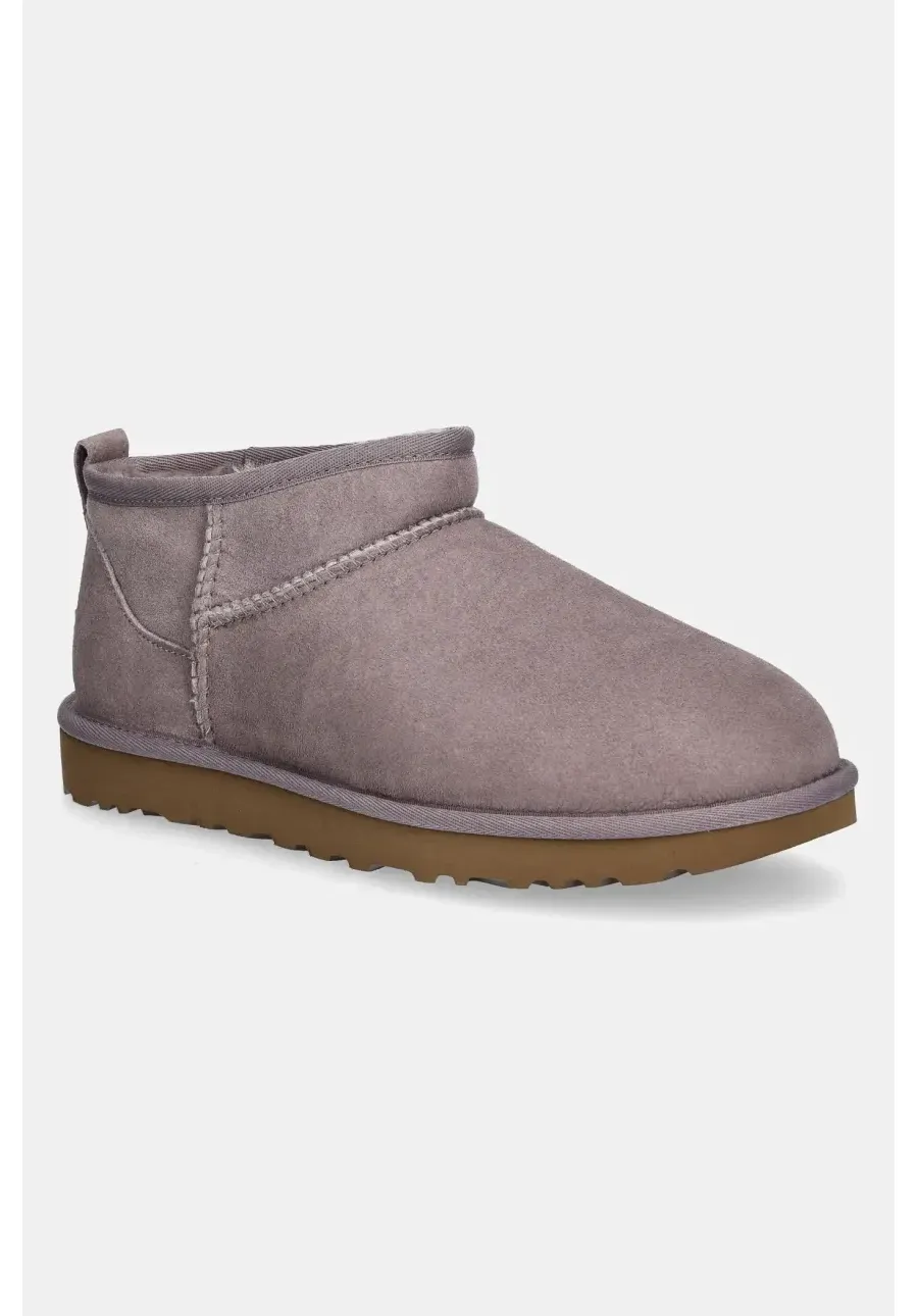obrazek 1 UGG śniegowce zamszowe Classic Ultra Mini kolor fioletowy 1116109-SGRP