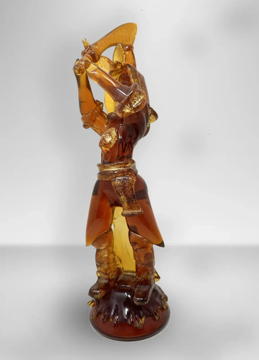 obrazek 1 Designerski japoński samuraj w szkle Murano