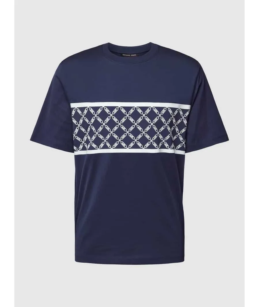 obrazek 1 T-shirt ze wzorem w blokowe pasy model ‘EMPIRE STRIPE’