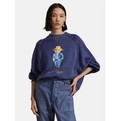 Zdjęcie Polo Ralph Lauren Bluza 211959106001 Granatowy Oversize
