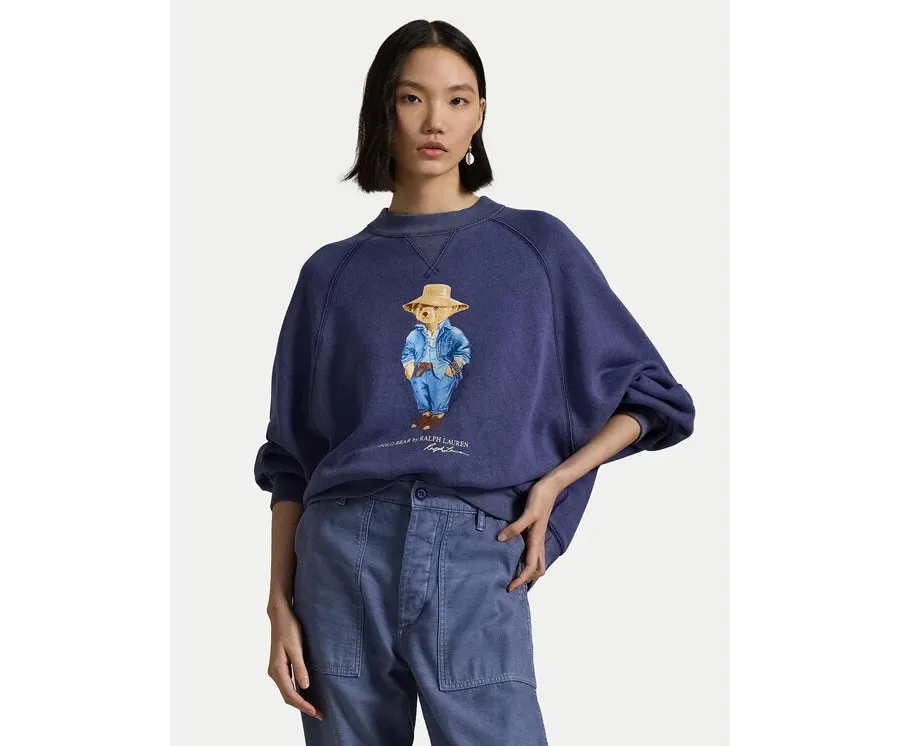 obrazek 1 Polo Ralph Lauren Bluza 211959106001 Granatowy Oversize
