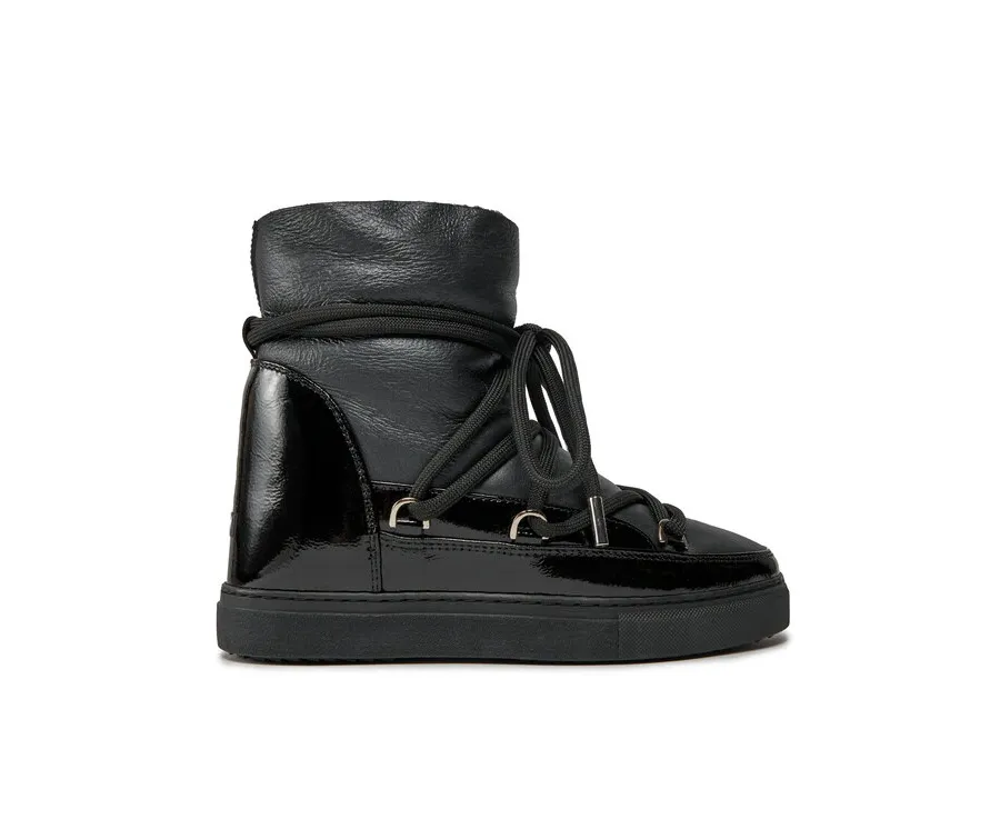 obrazek 1 Inuikii Śniegowce Gloss Wedge 75203-007 Czarny