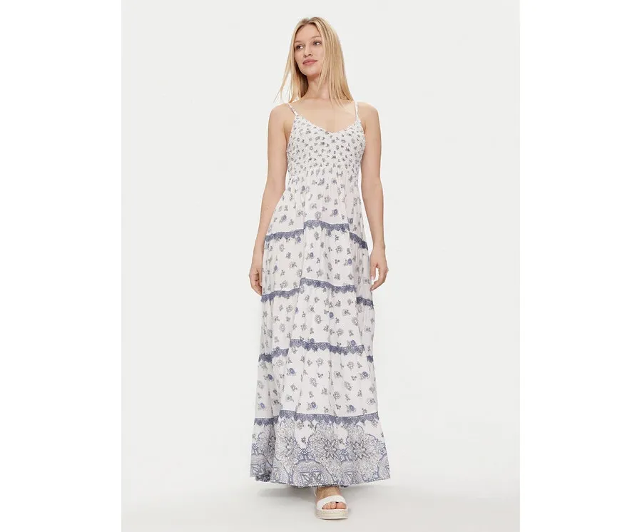 obrazek 1 Iconique Sukienka letnia Joy IC24-038 Écru Regular Fit