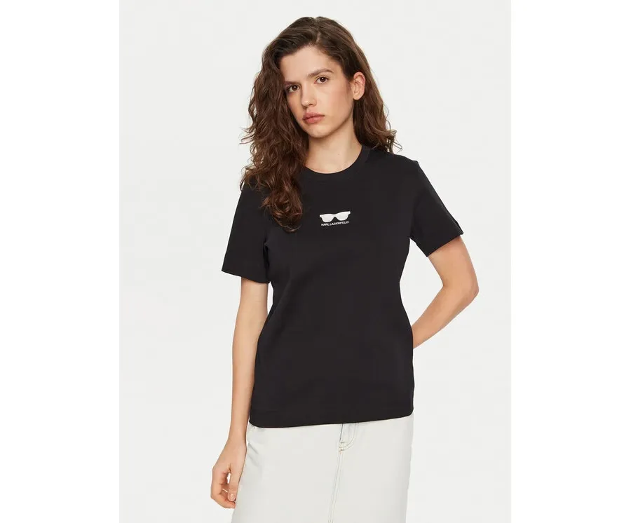 obrazek 1 KARL LAGERFELD T-Shirt A1W17021 Czarny Regular Fit