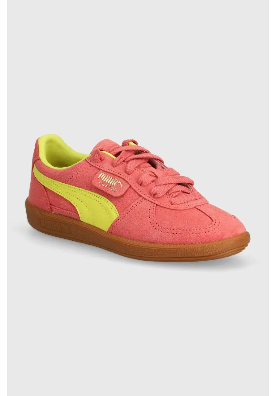 obrazek 1 Puma sneakersy zamszowe Palermo Cobalt Glaze kolor pomarańczowy 396463