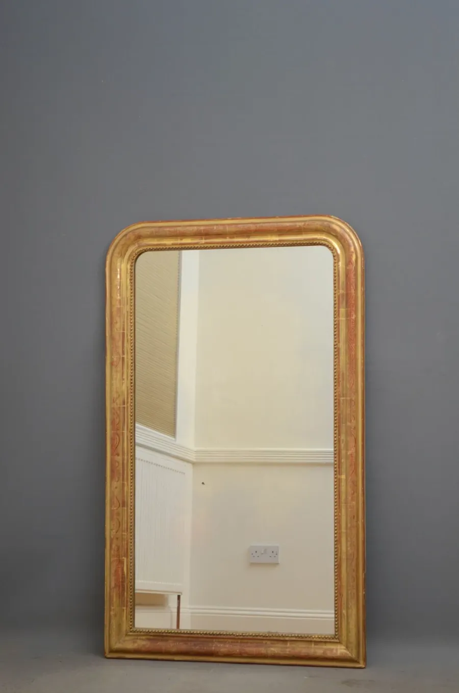 obrazek 2 Proste i eleganckie pozłacane lustro - antyk z 1881 roku