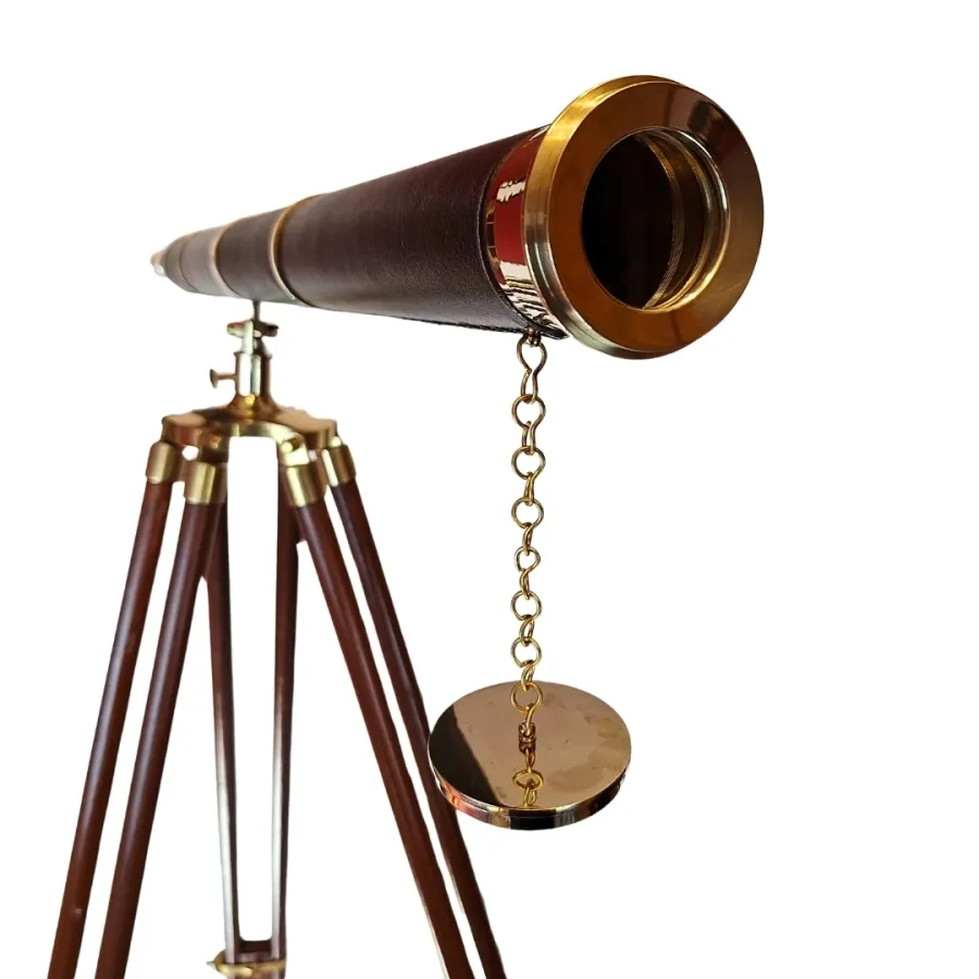 obrazek 4 Wielka Luneta Dekoracyjna na drewnianym trójnogu