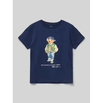 Zdjęcie T-shirt o kroju regular fit z okrągłym dekoltem