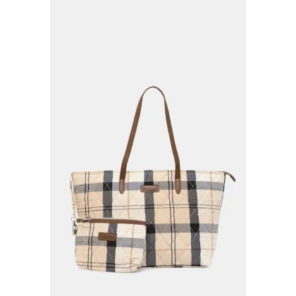 Zdjęcie Barbour torebka Barbour x Alexa Harley kolor beżowy LBA0344BE32