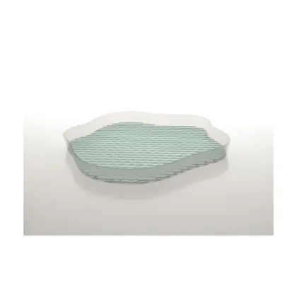 Zdjęcie Szklana taca Islands w kolorze jasnoniebieskim – IVV