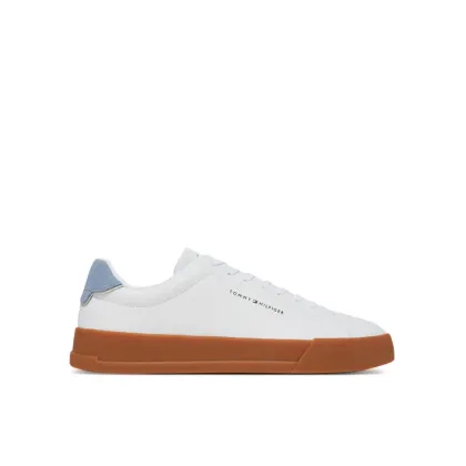 Zdjęcie Tommy Hilfiger Sneakersy Th Court Lth Detail Ess FM0FM05367 Biały