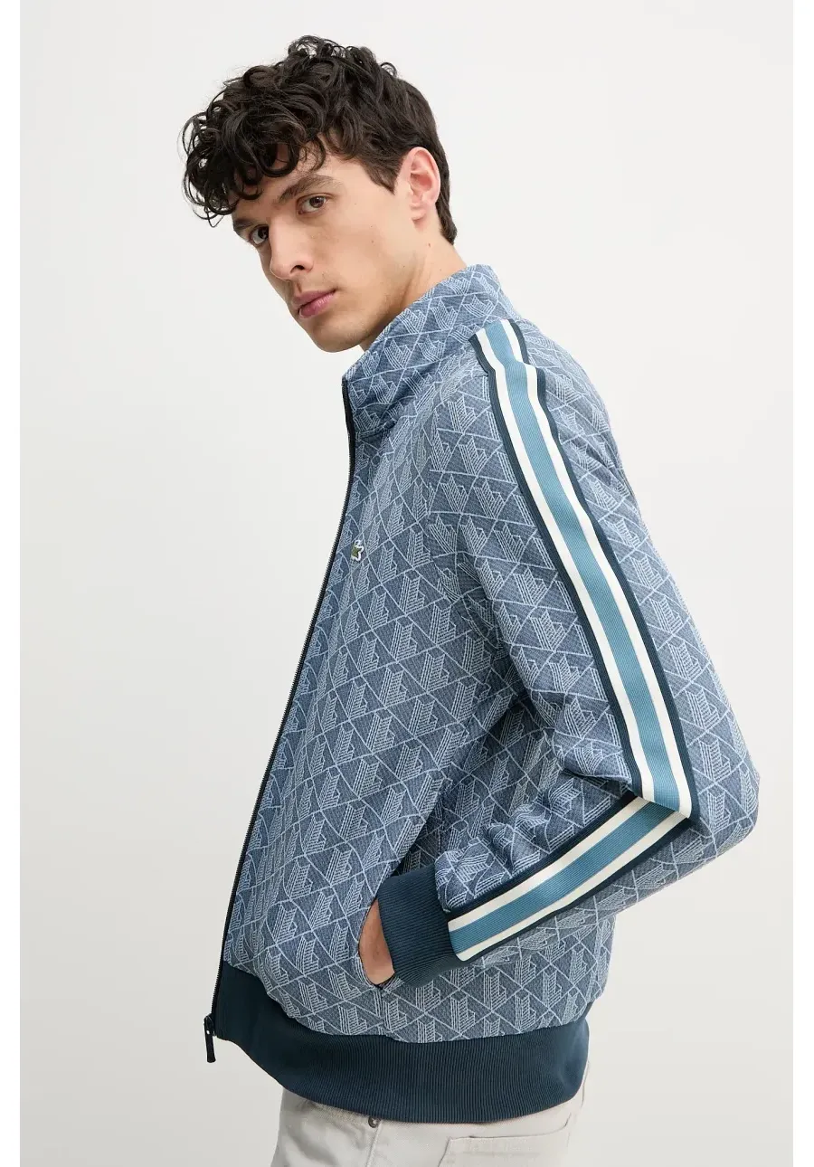 obrazek 1 Lacoste bluza męska kolor niebieski wzorzysta