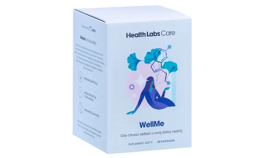 obrazek 1 Health Labs Care WellMe Suplement diety na dobry nastrój Kapsułki
