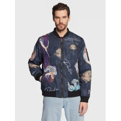 Zdjęcie Primitive Kurtka bomber Mucha P12675 Granatowy Regular Fit