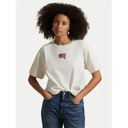 Zdjęcie Polo Ralph Lauren T-Shirt 211973129001 Biały Relaxed Fit