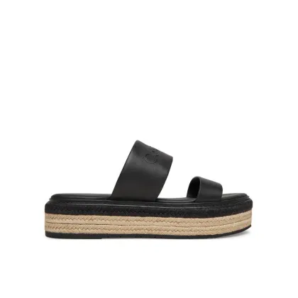 Zdjęcie Calvin Klein Espadryle Flatform Wedge Slide - He HW0HW02374 Czarny