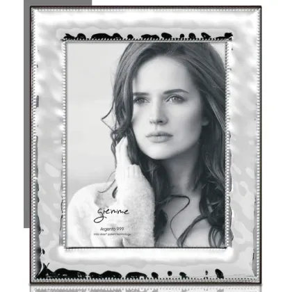 Picture Unique silver photo frame 9x13 cm