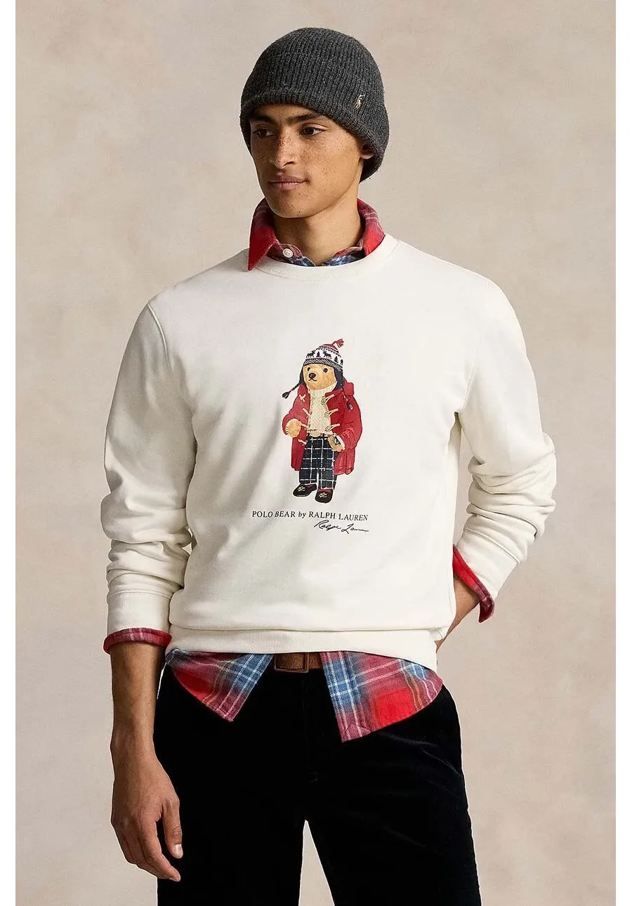 obrazek 1 Polo Ralph Lauren bluza męska kolor beżowy z nadrukiem 710953718
