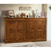 Picture Sideboard with 4 doors, 2 drawers and 4 shelves in classic style - Zanini