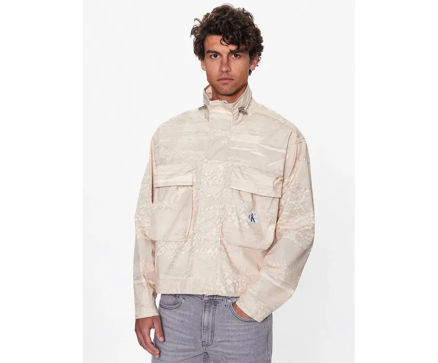 obrazek 1 Calvin Klein Jeans Kurtka przejściowa J30J322944 Beżowy Regular Fit