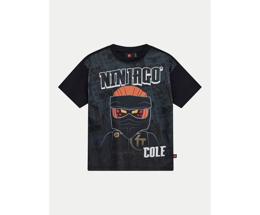 obrazek 1 LEGO T-Shirt Ninjago 12011405 Czarny Regular Fit