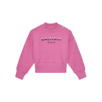 Zdjęcie Balmain Bluza BV4A90-Z0081 Różowy Regular Fit