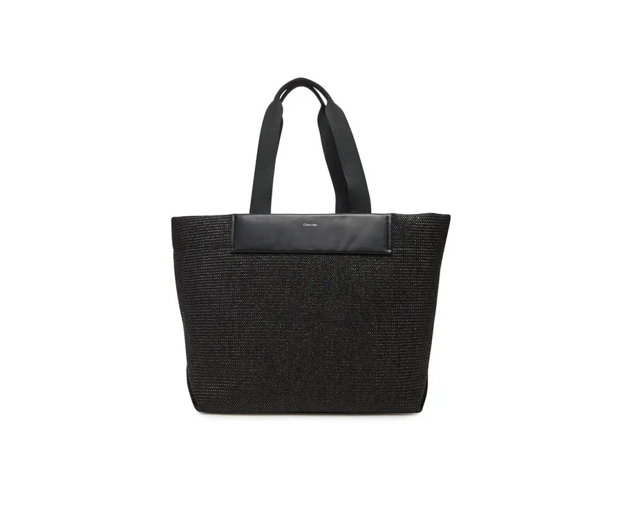 obrazek 1 Calvin Klein Torebka Ck Raffia Large Shopper K60K613025 Czarny