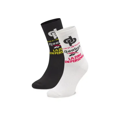 Zdjęcie Reebok Zestaw 2 par wysokich skarpet unisex JUL CREW SOCK HI3894 Kolorowy