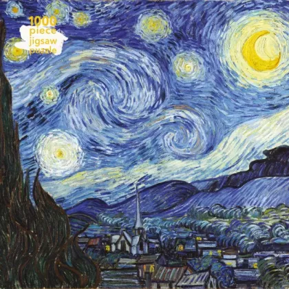 Zdjęcie Puzzle dla dorosłych Van Gogh: Gwiaździsta noc - Flame Tree Publishing