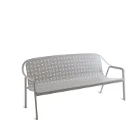 Zdjęcie Wyjątkowa trzyosobowa ogrodowa sofa Tline wykonana z aluminium