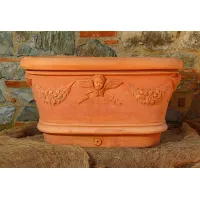 Picture Luxurious terracotta flowerpot made in Italian style - Fornace Masini