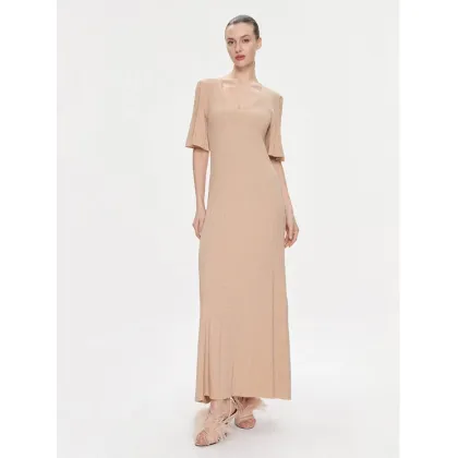 Zdjęcie TWINSET Sukienka dzianinowa 241TP3402 Beżowy Regular Fit