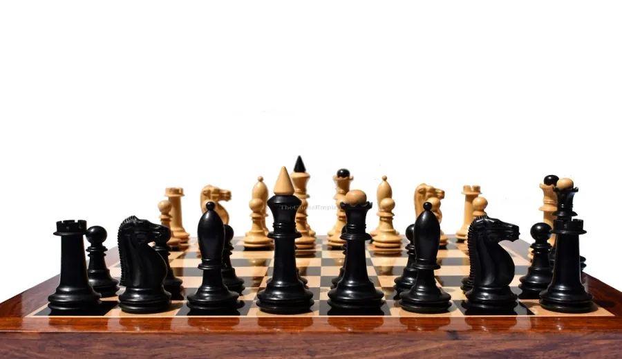 obrazek 8 Stylowa szachownica drewniana z figurami - The Chess Empire