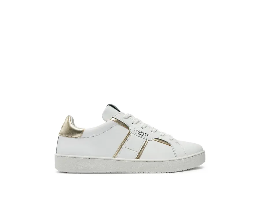 obrazek 1 TWINSET Sneakersy 241TCT090 Biały