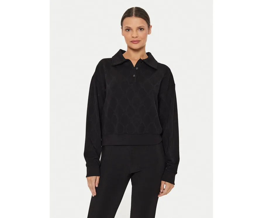 obrazek 1 Hugo Bluza Deselia 50517120 Czarny Loose Fit HUGO