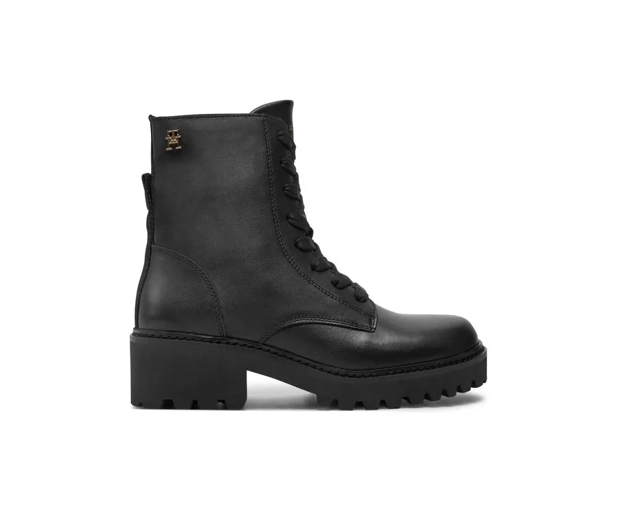 obrazek 1 Tommy Hilfiger Trapery FW0FW08305 Czarny