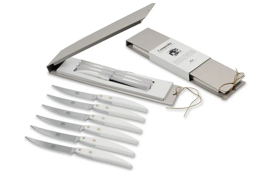 obrazek 10 Wspaniały zestaw noży stołowych włoskiej marki Berti Knives
