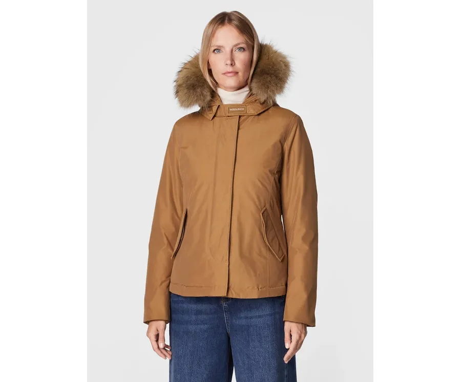 obrazek 1 Woolrich Kurtka puchowa Arctic Raccoon CFWWOU0548FRUT0001 Brązowy Regular Fit