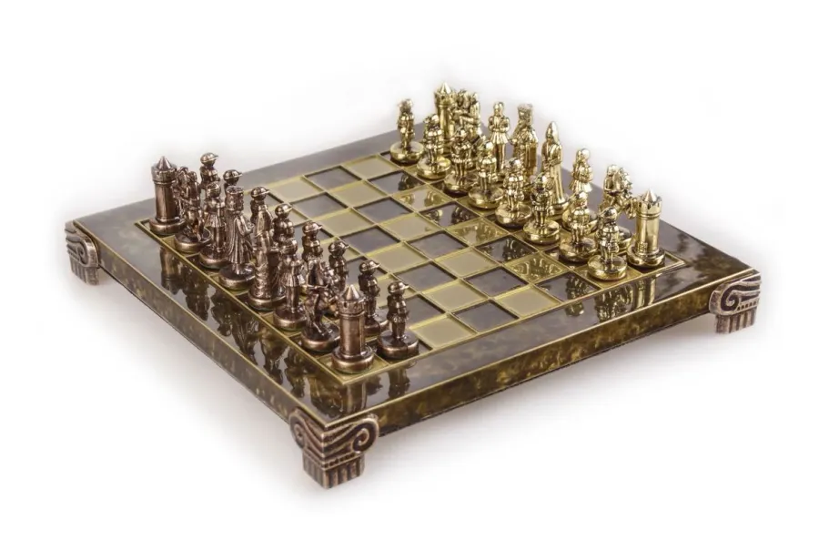 obrazek 3 Komplet szachowy imperium bizantyńskie S1CBRO - 20x20 cm
