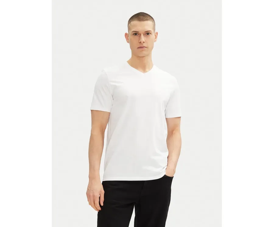 obrazek 1 Calvin Klein Jeans T-Shirt LV040HM298 Biały Regular Fit