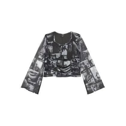 Zdjęcie Guess Bluzka J5YH01 K0180 Czarny Regular Fit