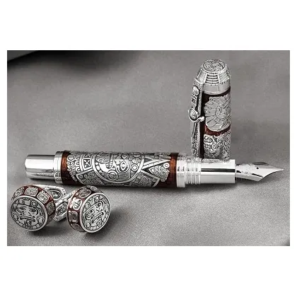 Zdjęcie Mayan Calendar Pióro Wieczne Srebro Montegrappa