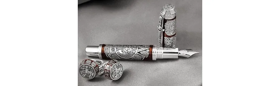 obrazek 1 Mayan Calendar Pióro Wieczne Srebro Montegrappa